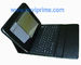 Le clavier Bluetooth sans fil et le boîtier en cuir en PU pour iPad