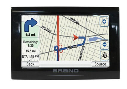 4.3 pouces Système de navigation GPS portable V4310 HD écran tactile avec Bluetooth